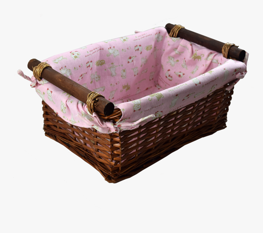 Baby Girl Wicker Basket - Wicker, HD Png Download