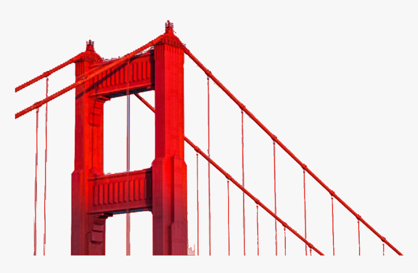 San Francisco Bridge Png - Golden Gate Bridge, Transparent Png