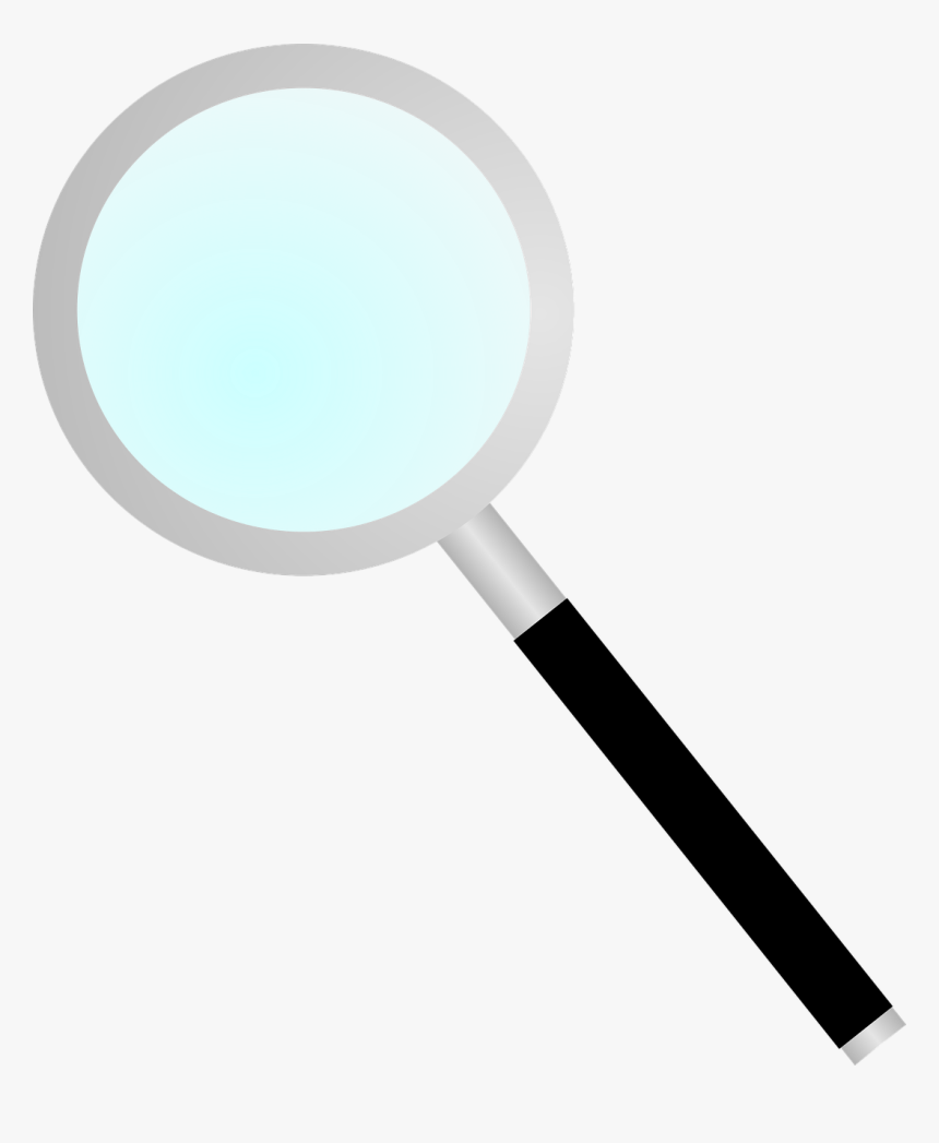 Sherlock Holmes Magnifying Glass Blue And Black, HD Png Download