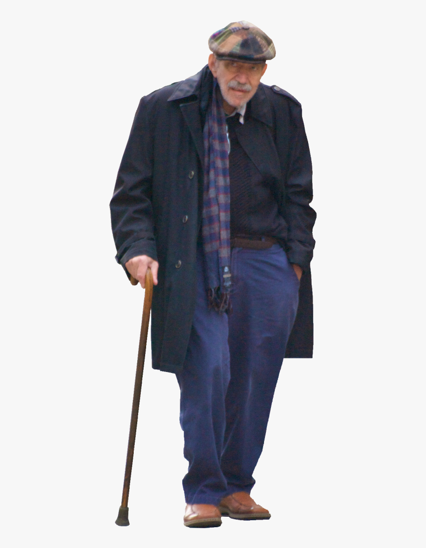 Old Man Standing Png Transparent Old Man Standing Images - Old Man No Background, Png Download