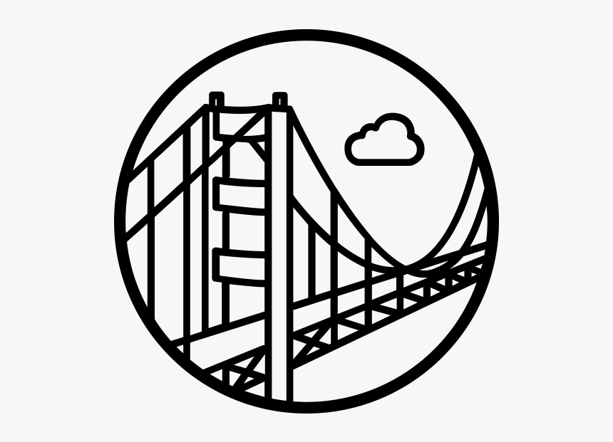 Class Lazyload Lazyload Mirage Cloudzoom Featured Image - Golden Gate Bridge Icon White, HD Png Download