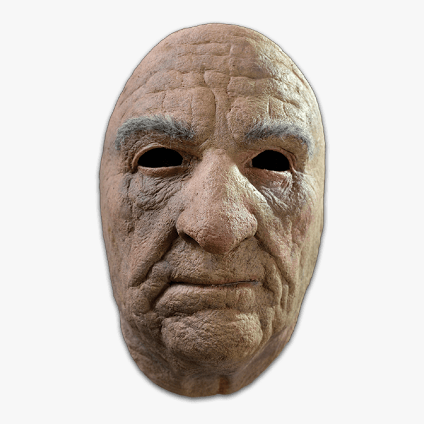 Free Png Download Old Person Face Mask Png Images Background - Front Face Old Man, Transparent Png