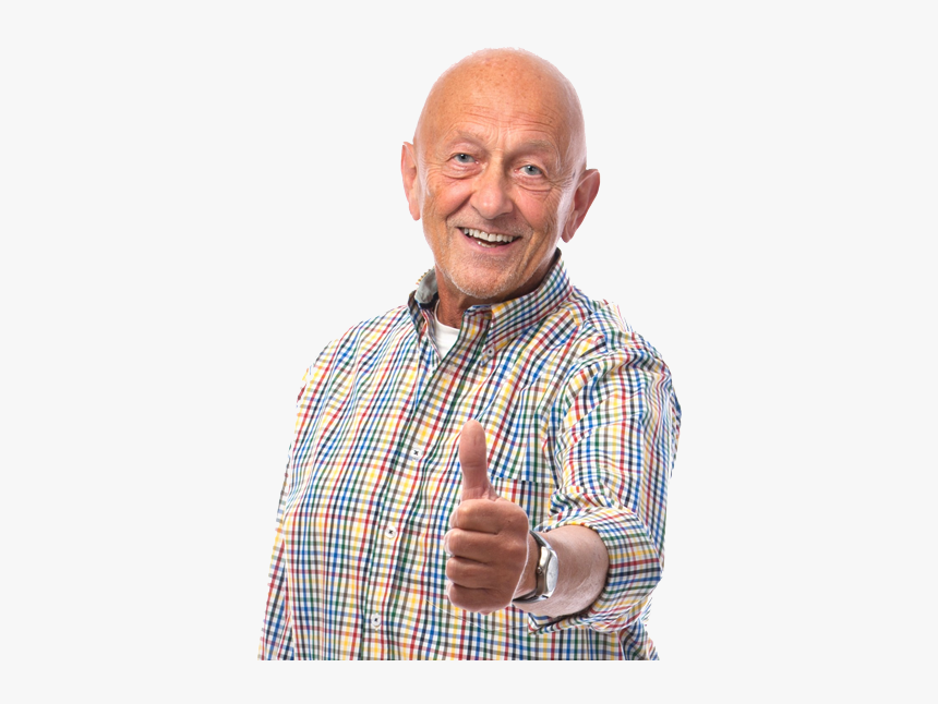 Clip Art Age Thumb Signal Cataract - Old Man Thumbs Up Transparent, HD Png Download