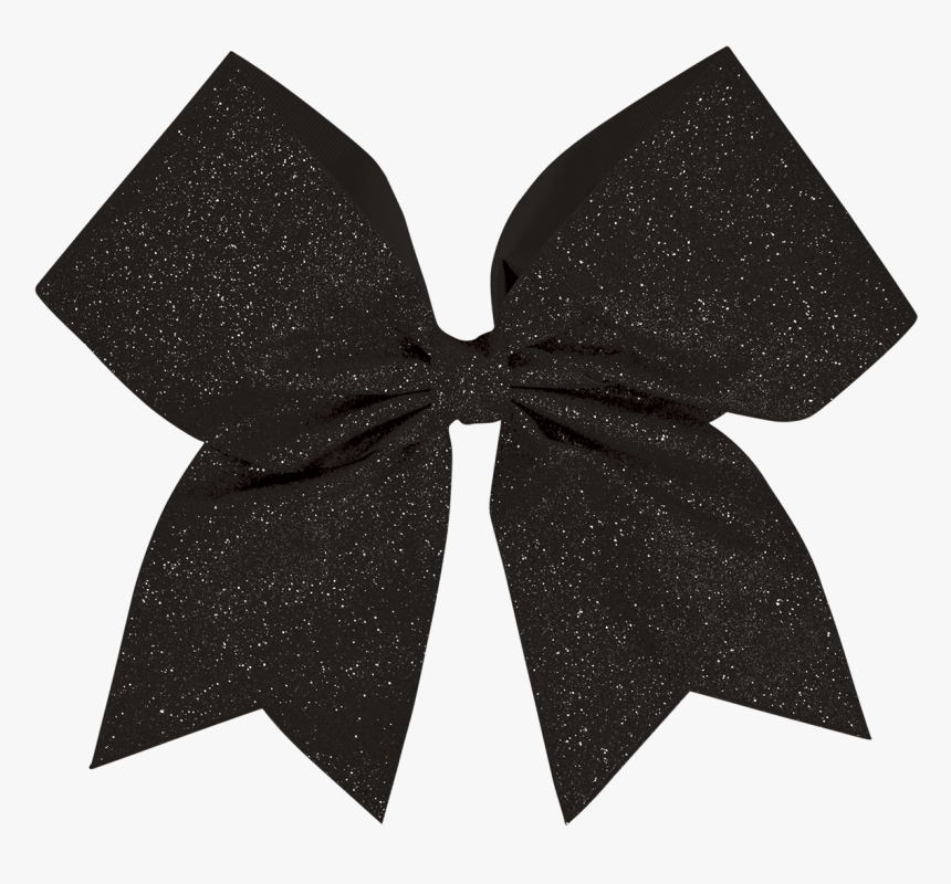 Black,bow Tie,ribbon,tie,fashion Accessory,black And - Black Cheer Bow Clipart, HD Png Download