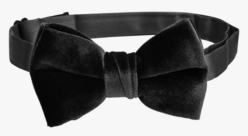 Black Velvet Bow Tie - Paisley, HD Png Download