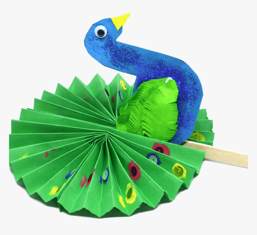Paper Peacock - Peacock Project For School, HD Png Download