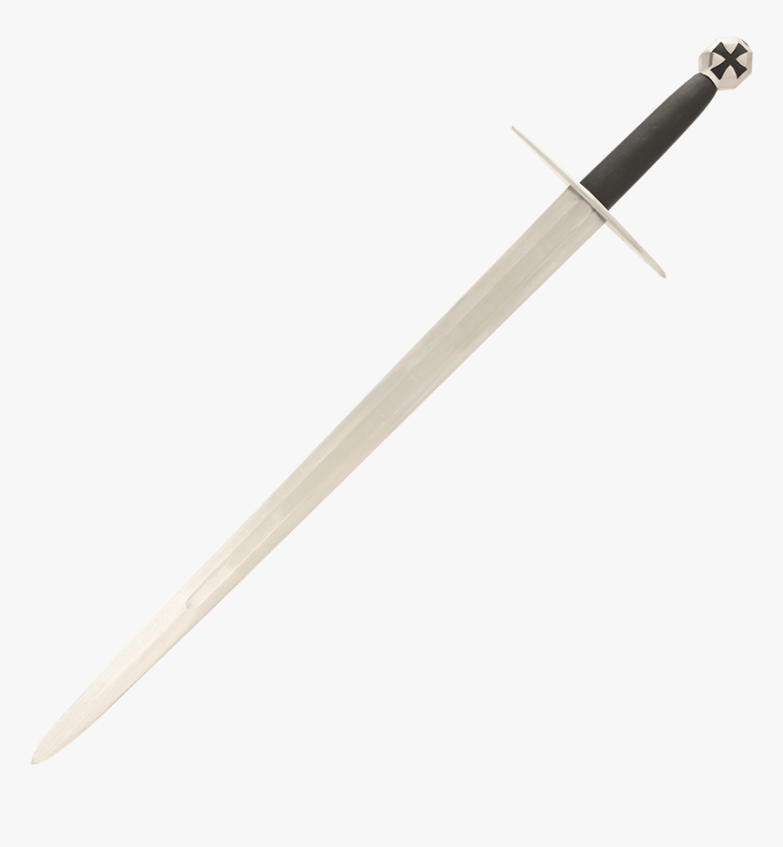 Teutonic Knight Crusader Sword - Sword, HD Png Download
