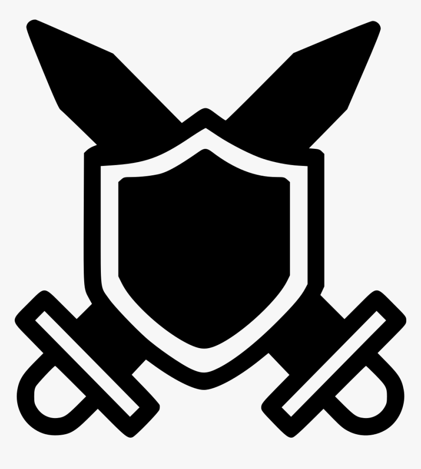 Swords Crossed Shield - Sign On Train Station, HD Png Download