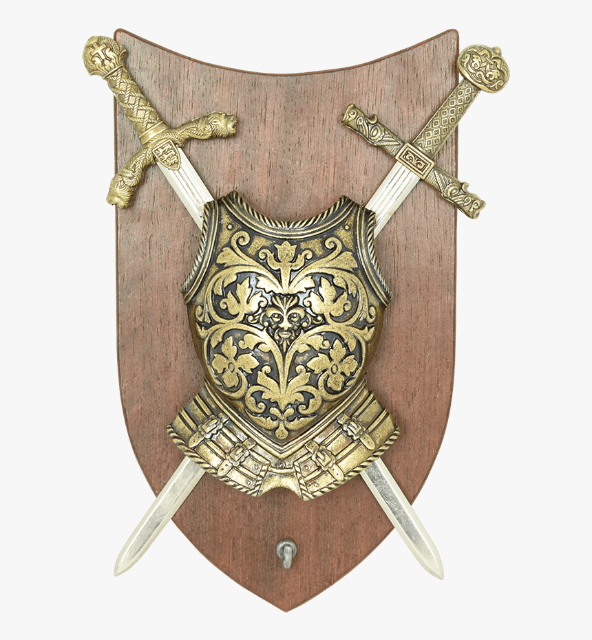 Panoply With Cuirass And 2 Swords - Dagger, HD Png Download