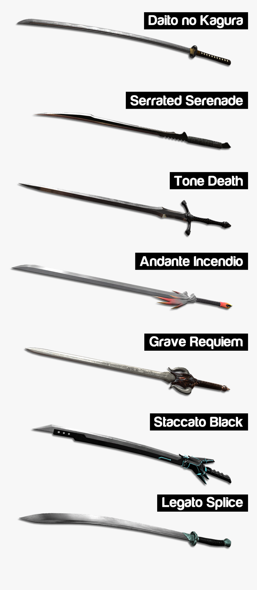 Blade Symphony Swords , Png Download - Blade Symphony Swords, Transparent Png