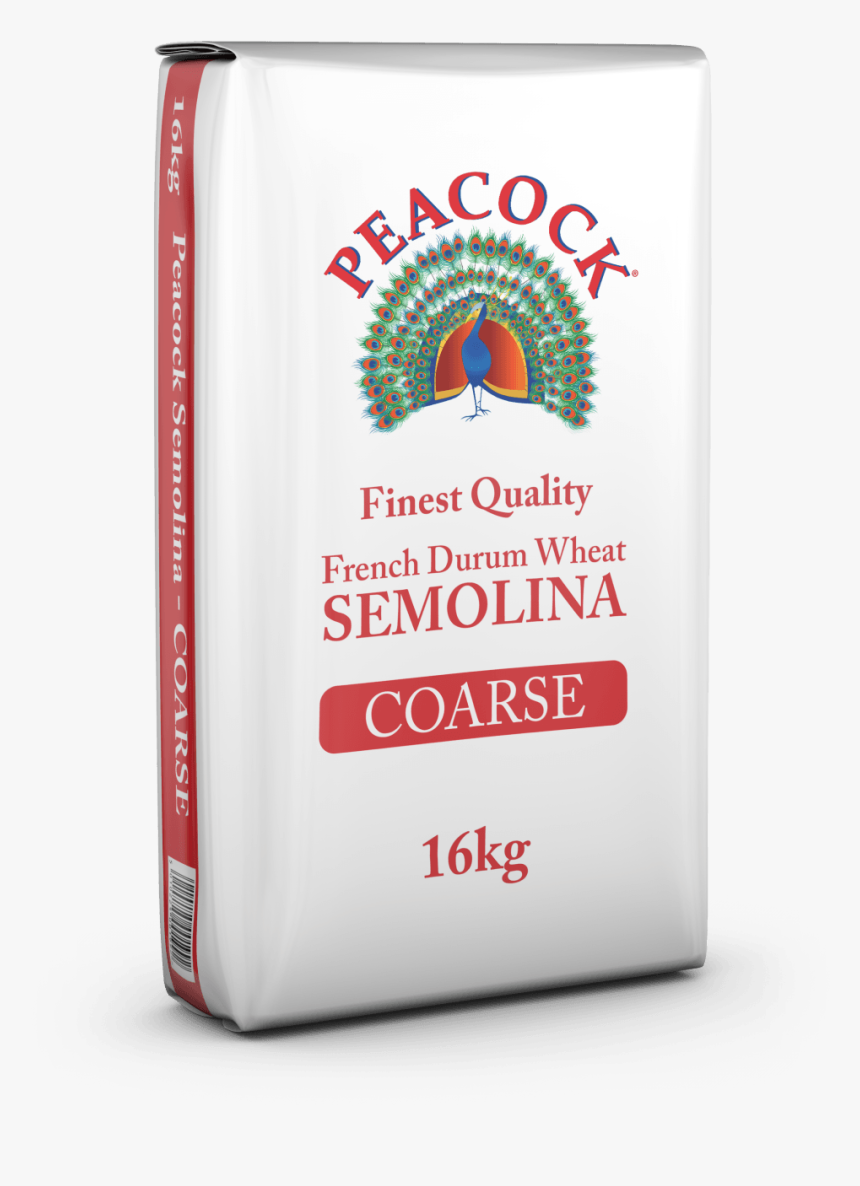 Peacock Semolina Coarse 16kg - Raw Milk, HD Png Download