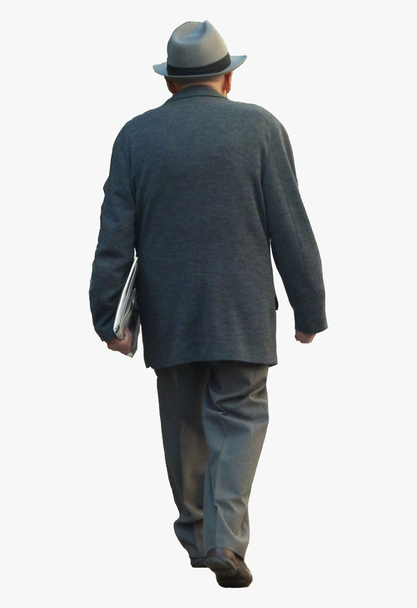 Old People Walking Png, Transparent Png