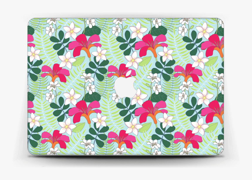 Tropical Flowers Skin Macbook Air 13” - Wallet, HD Png Download