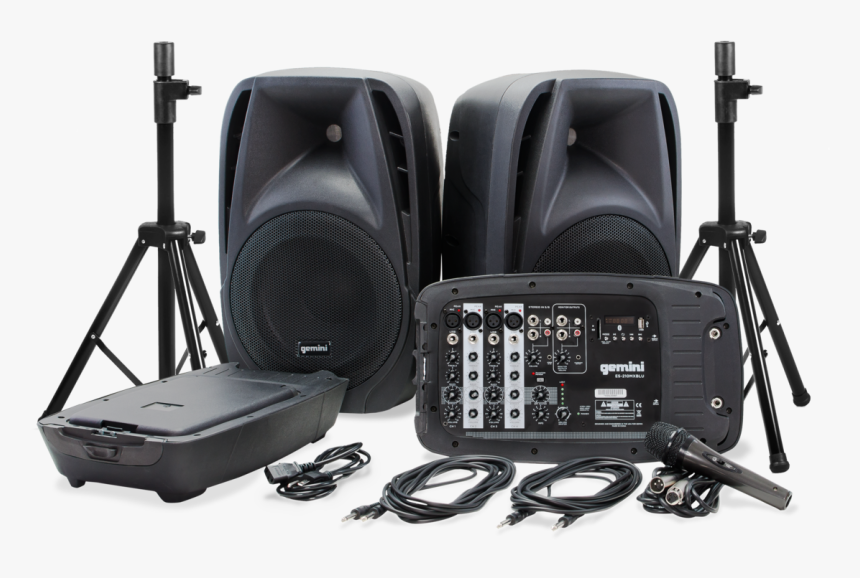 Es 210mxblu St - Gemini Es 210mxblu St Portable Pa System, HD Png Download