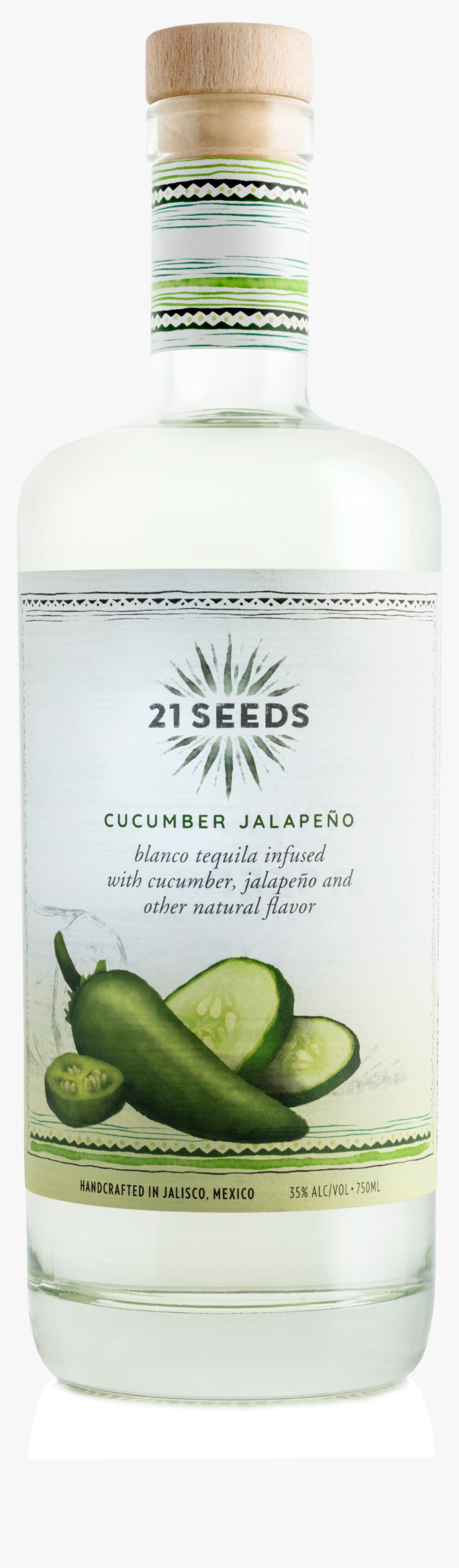 Cucumber Jalapeno No Background, HD Png Download