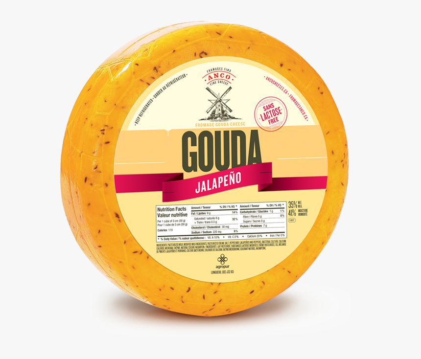 Oka Gouda - Gouda Fumé Noir, HD Png Download