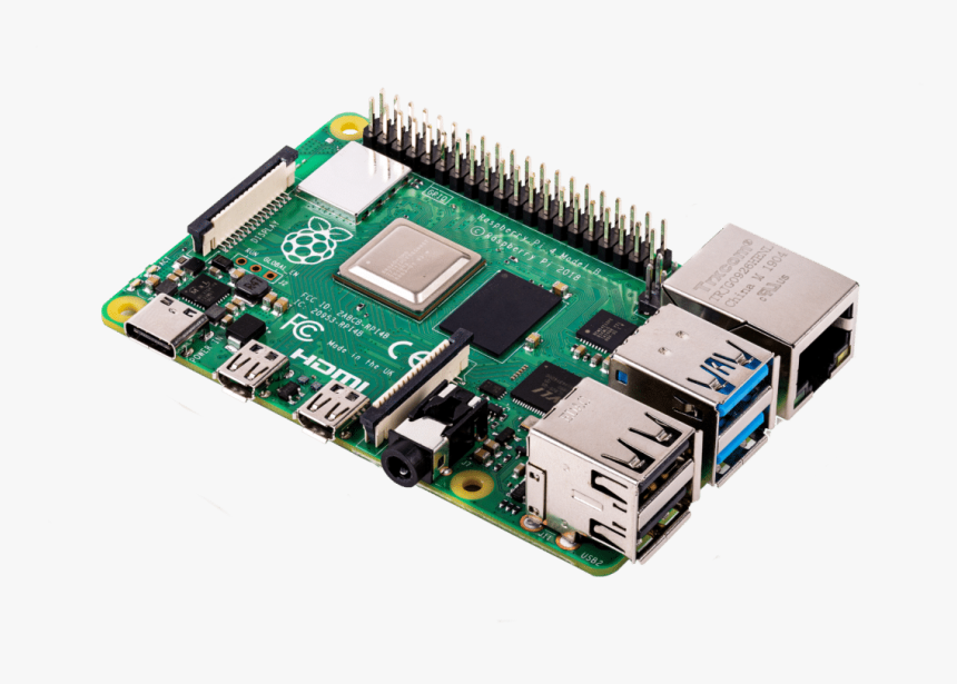 Image Of The Raspberry Pi - Raspberry Pi 3 Vs 4, HD Png Download
