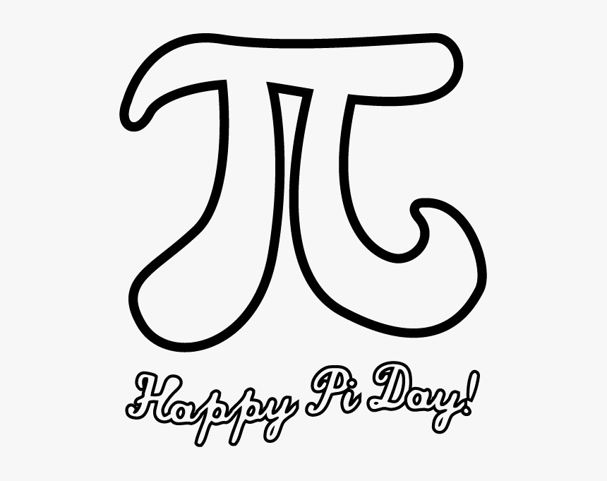 Pi Day Png Free Download - Line Art, Transparent Png