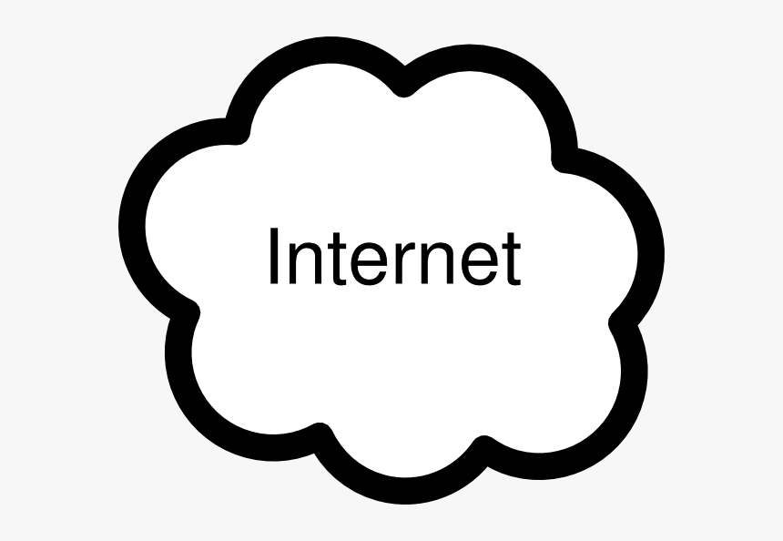 Internet Cloud Icon Clipart - Internet Clipart, HD Png Download