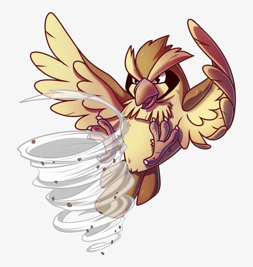 Pidgey Used Gust Game Art Hq Pokemon Tribute By Magnastorm - Pidgey Png, Transparent Png