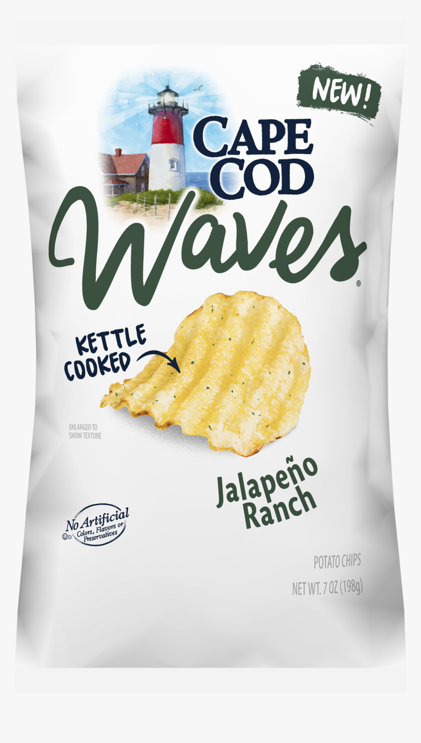 Cape Cod Jalapeno Ranch Chips, HD Png Download