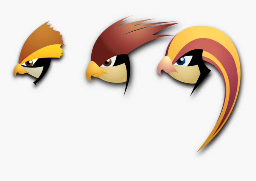 Pidgey Pidgeotto Pidgeot, HD Png Download