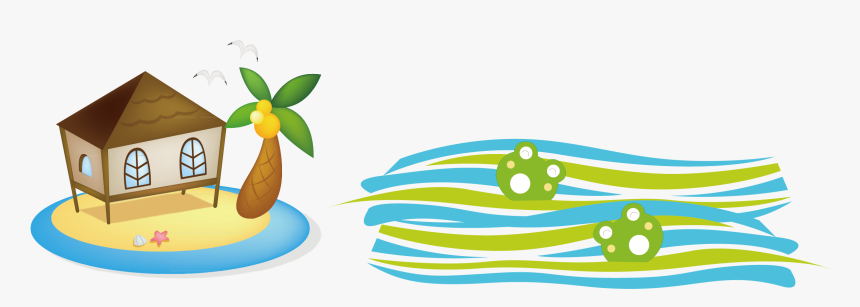 Villa Clipart Beach House - Villa, HD Png Download