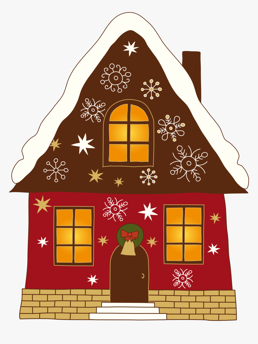 Transparent Home Clipart Png - Christmas Greeting Card Vector, Png Download