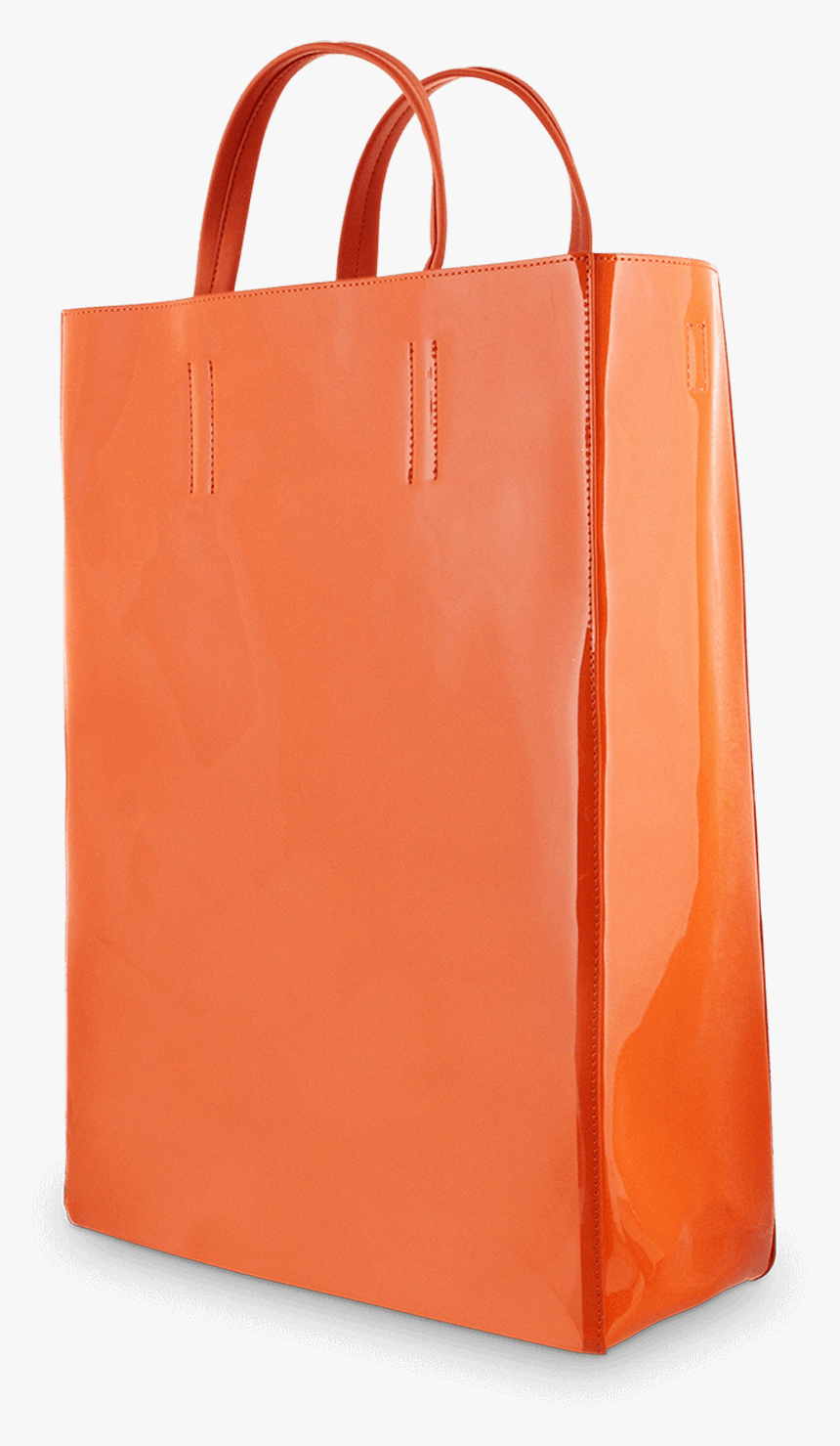 Bonnie Burnt Orange Patent Side - Tote Bag, HD Png Download