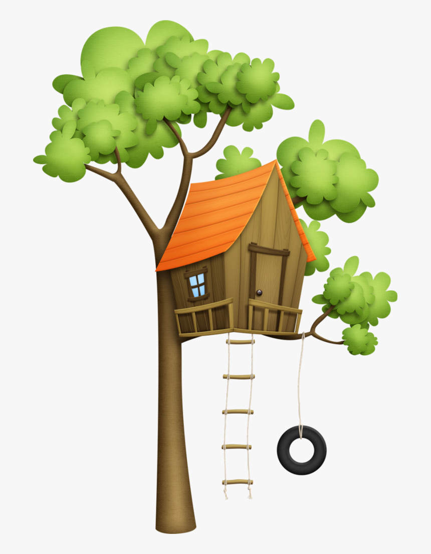 Cute Tree House Clipart , Png Download - Treehouse Clipart Png, Transparent Png