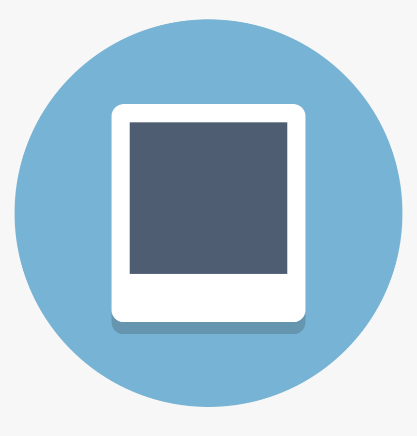 Circle Icons Polaroid - Icons Polaroid, HD Png Download