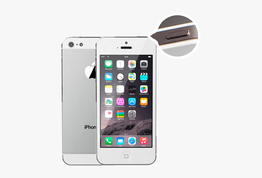 Iphone 5 Buttons, HD Png Download