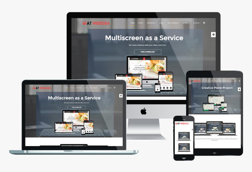 Joomla Templates Free, HD Png Download
