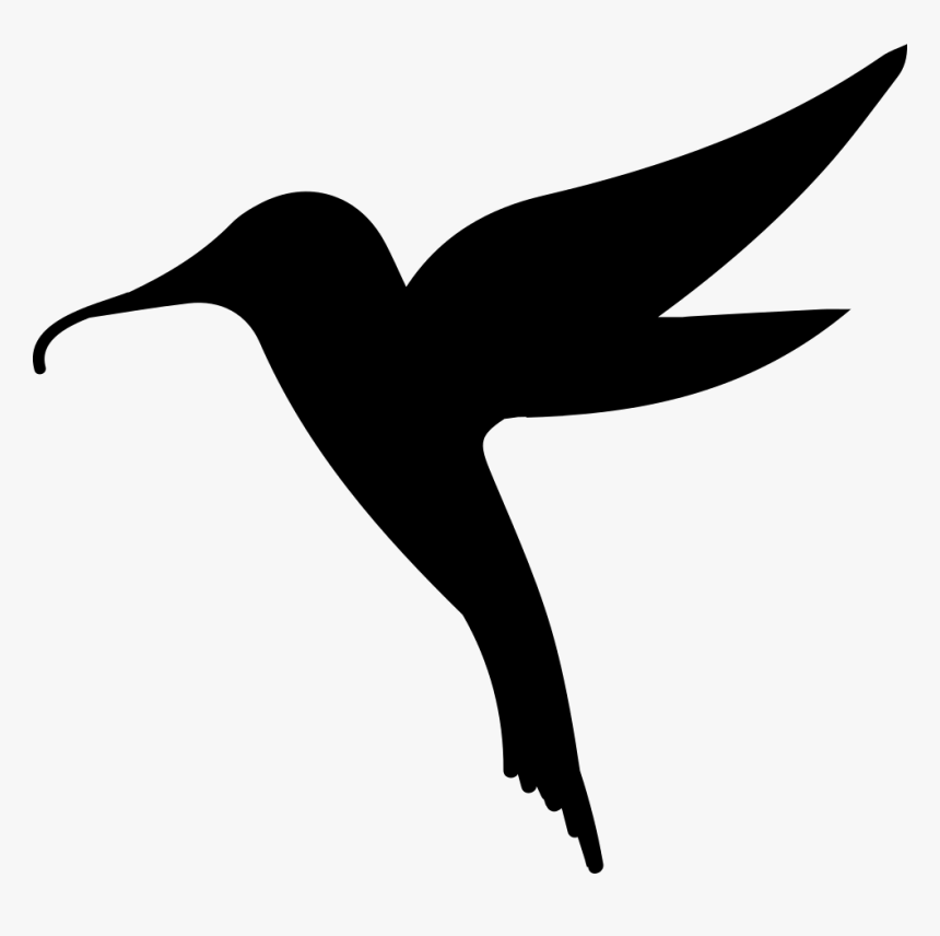 Hummingbird Bird Shape - Siluetas Caballitos De Mar, HD Png Download