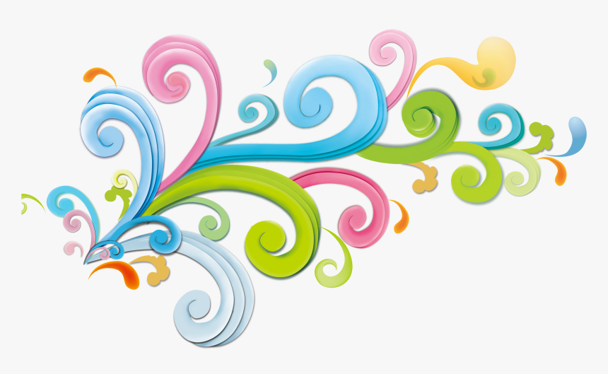 Transparent Curly Design Clipart - Creative Graphics Design Background, HD  Png Download , Transparent Png Image - PNGitem