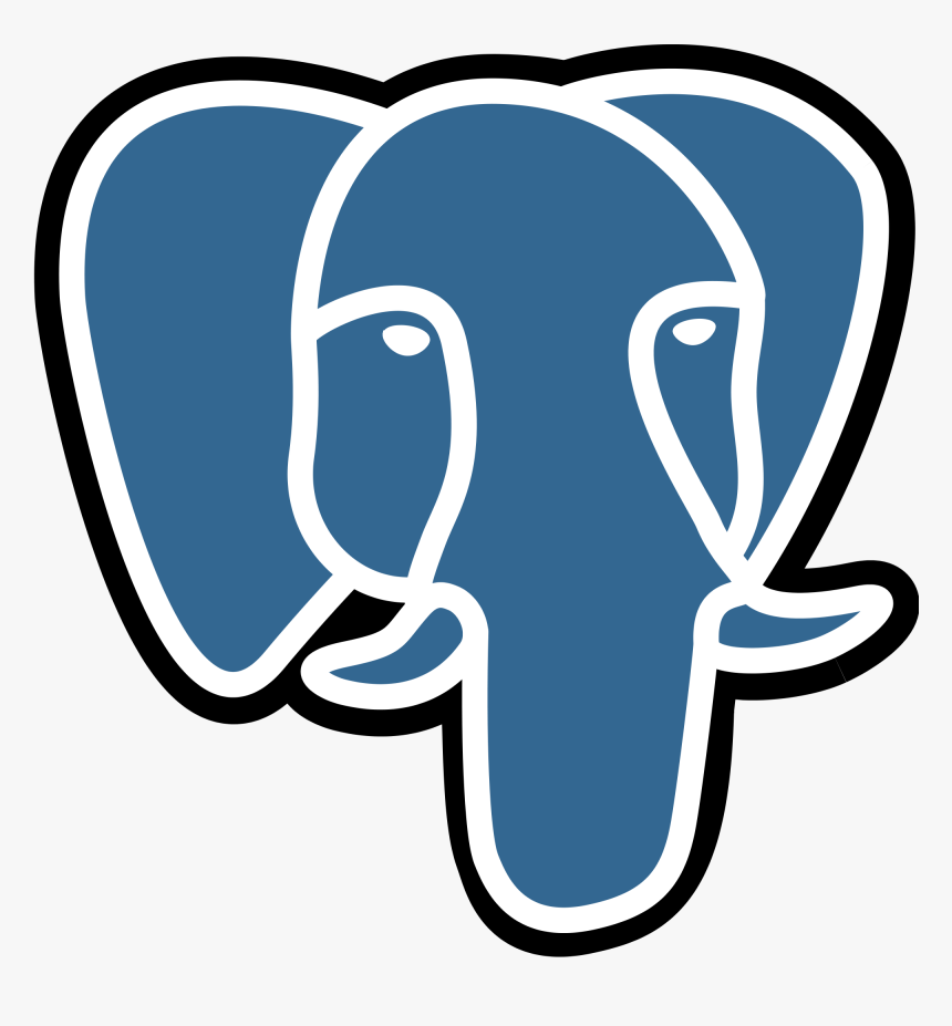 Postgresql Elephant Logo - Postgresql Logo Vector, HD Png Download
