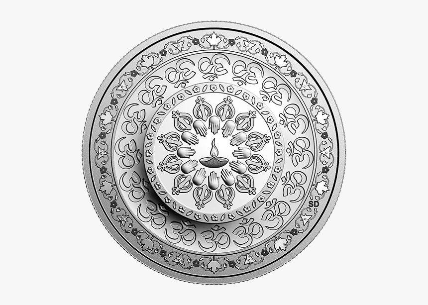 1 Oz Silver Diwali Coin, HD Png Download