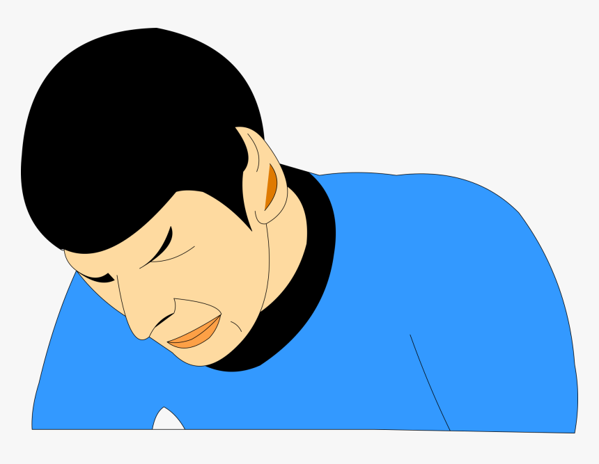 Spock, Star, Trek, Cartoon, Sad, Drawing, Scifi, Vulcan - Star Trek Vulcan Vector, HD Png Download