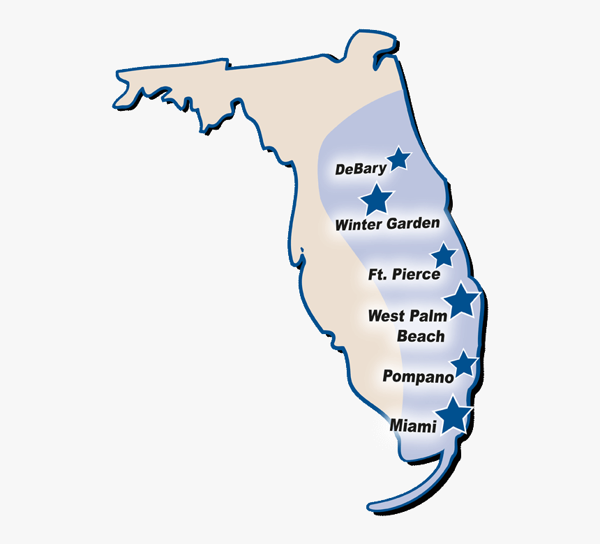 Debary Florida On A Map, HD Png Download , Transparent Png Image PNGitem