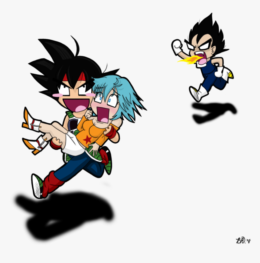 Png Black And White Stock Run By Skull Splinters On - Bulma And Bardock, Transparent Png
