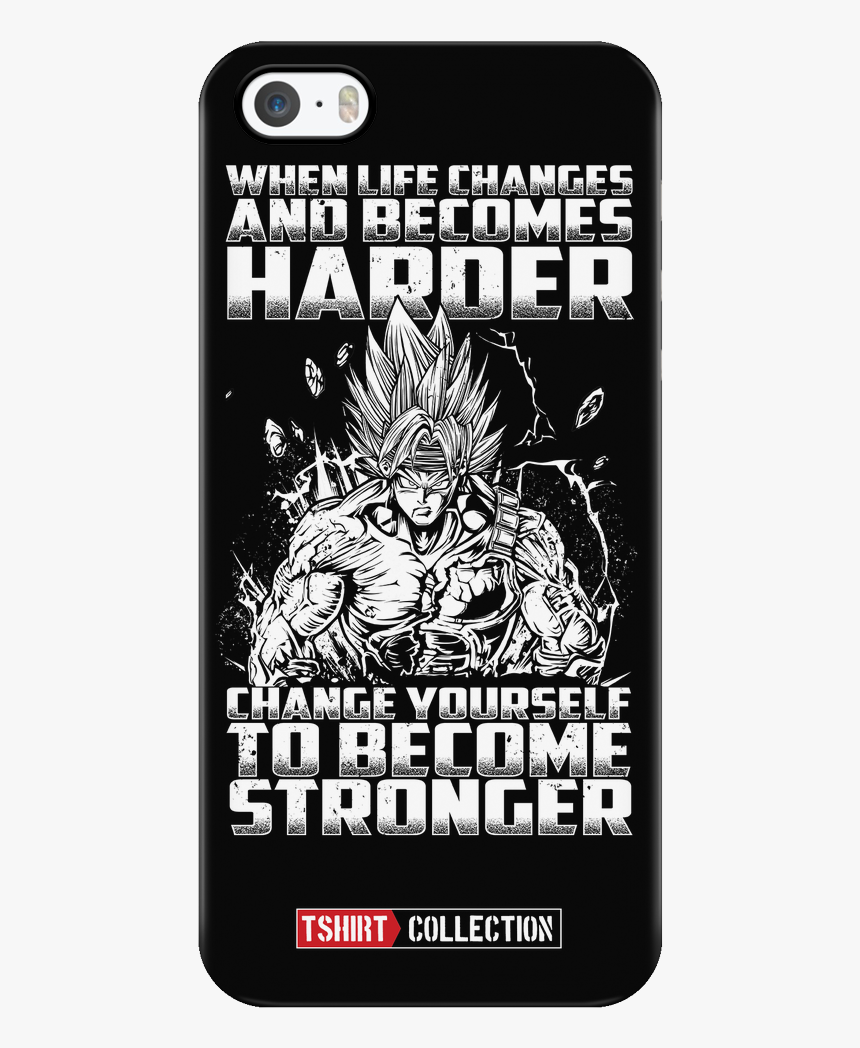 Super Saiyan Bardock Become Stronger Iphone Case - Mobile Phone Case, HD Png Download