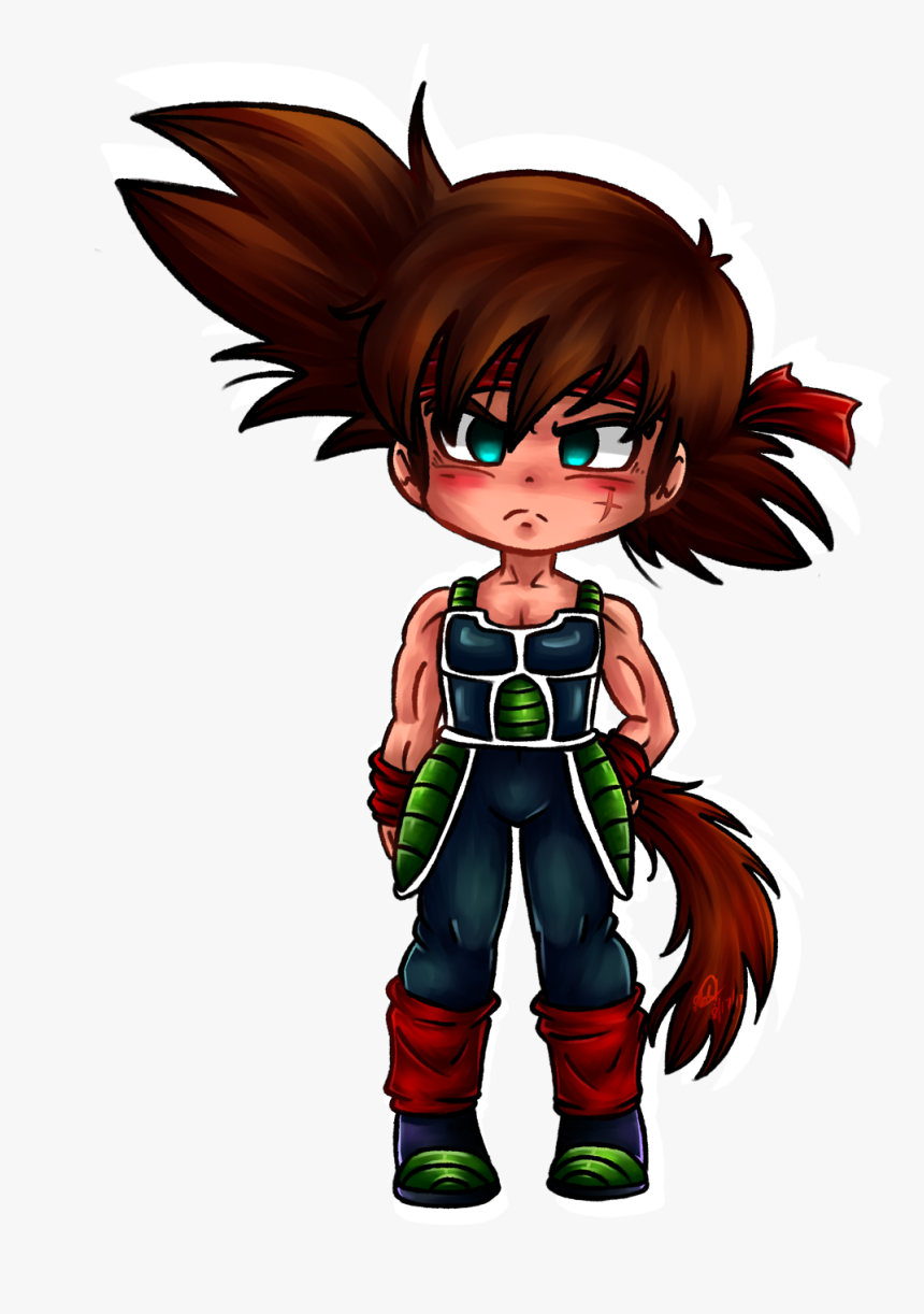 Just A Chibi Bardock ٩ ۶ - Cartoon, HD Png Download