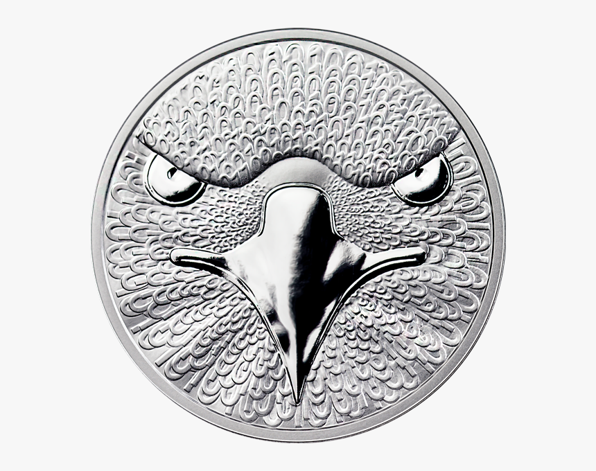 Sol Noctis 2014 0,01 Btc Binary Eagle Proof Silver - Sol Noctis Coin Silver Bitcoin, HD Png Download