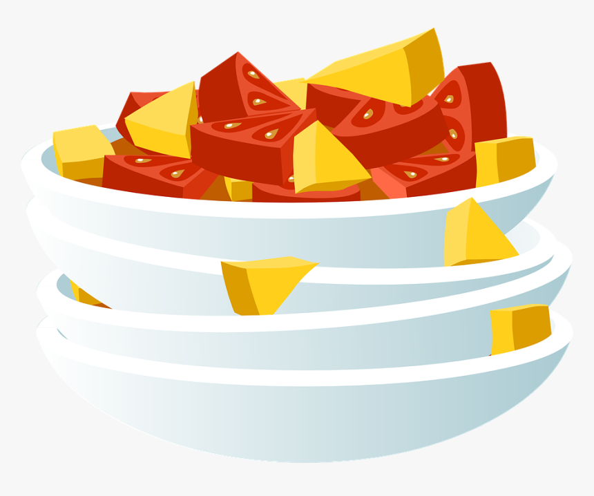 Food, Dish, Watermelon, Mango, Tasty, Seasonal - รูป การ์ตูน จาน อาหาร, HD Png Download