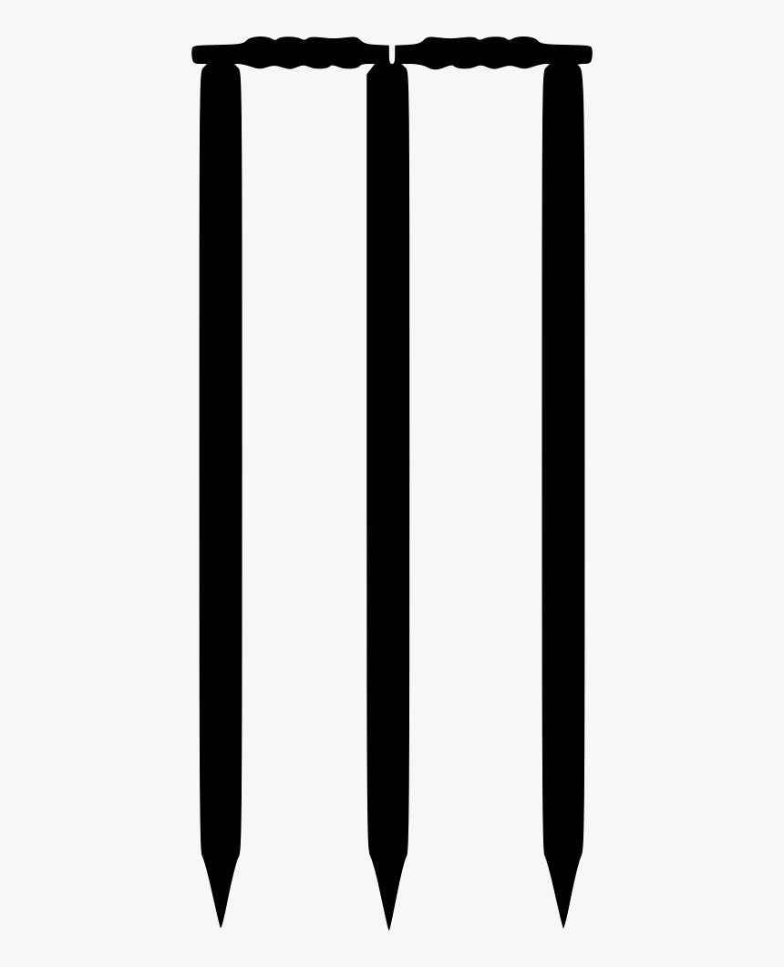Stumps Cricket Equipment Bails - Monochrome, HD Png Download