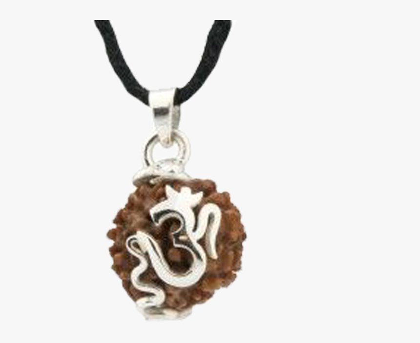 Rudraksha Pendant In Silver, HD Png Download