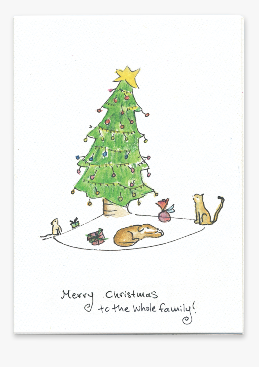 Merry Christmas To The Whole Family - Illustration, HD Png Download