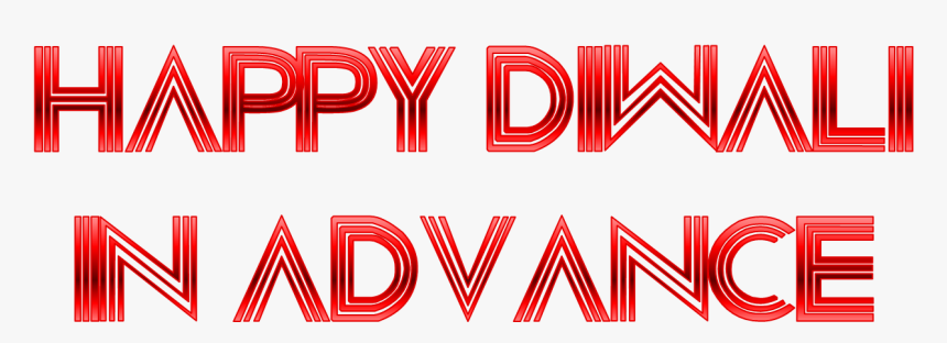 Happy Diwali In Advance Png Image Background, Transparent Png