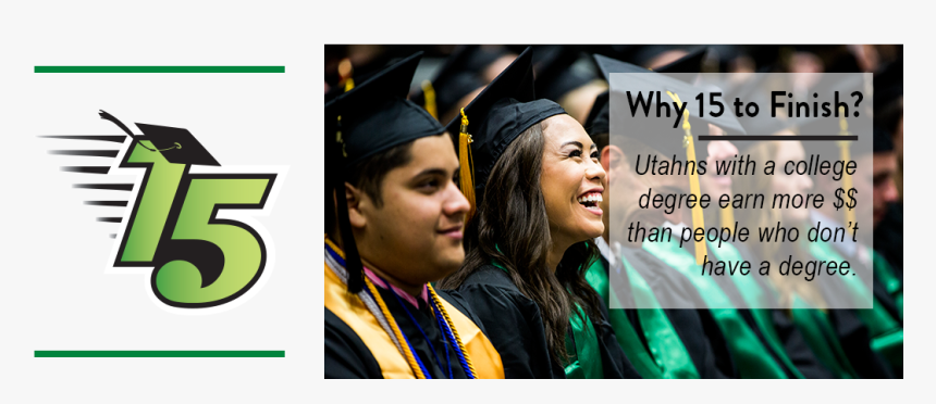 Row Of Happy College Graduates In Cap And Gown Sitting - Graduation, HD Png Download