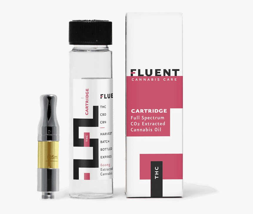 Fluent Sagitta Indica Thc Vape Cartridge - Fluent Cannabis, HD Png Download